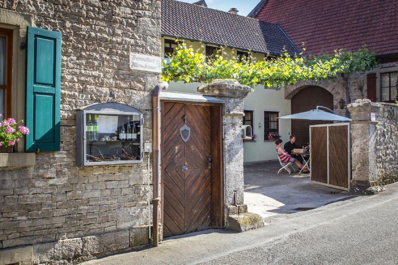 Ferienwohnung Weingut Knauer Dettelbach Exterior foto